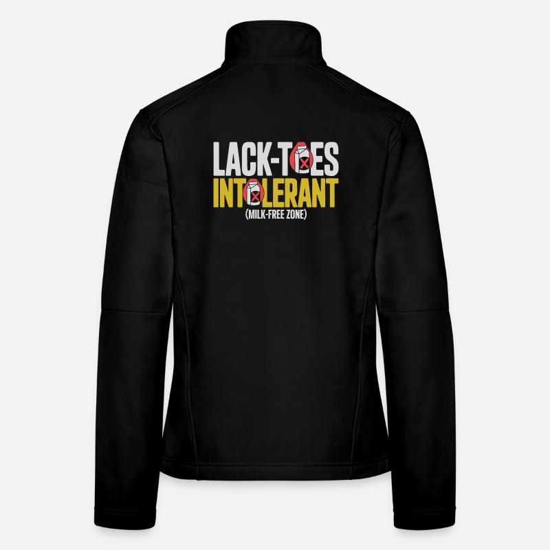  Lack Toes Intolerant Milk Free Zone Frauen Softshelljacke