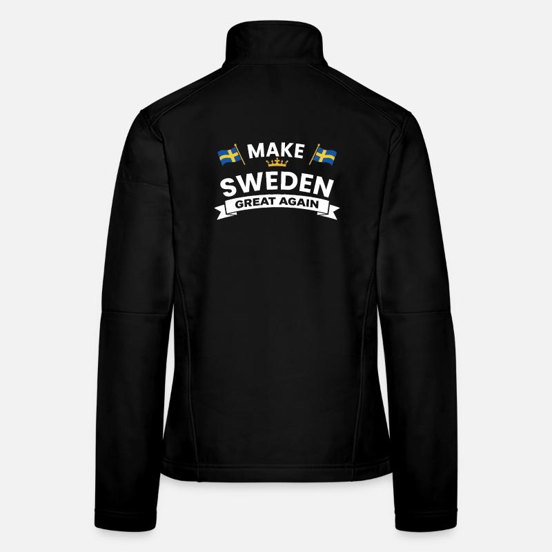 Make Sweden Great Again Women's Softshell Jacket