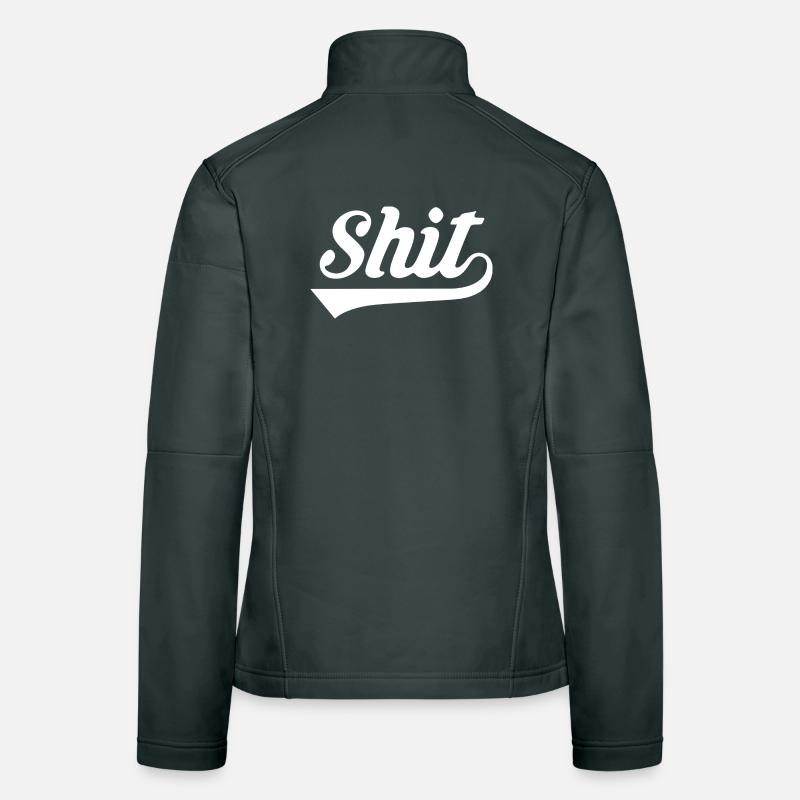 Shit Retro Script Women's Softshell Jacket