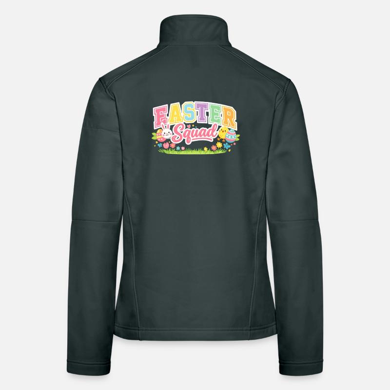 Chasse aux œufs de l’escouade de Pâques Veste en tissu softshell Femme