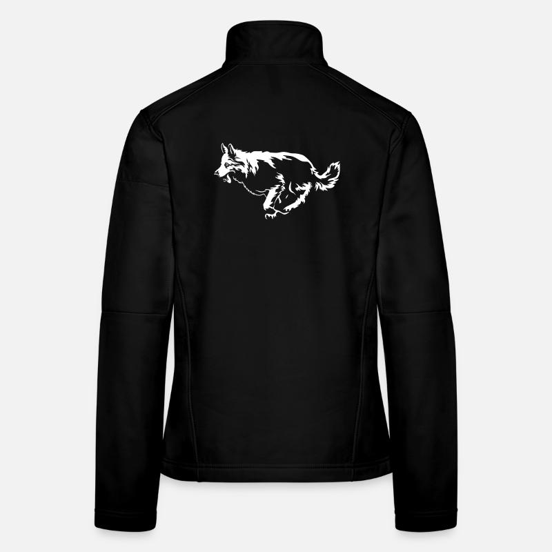 Swiss Shepherd "Black Edition" Veste en tissu softshell Femme