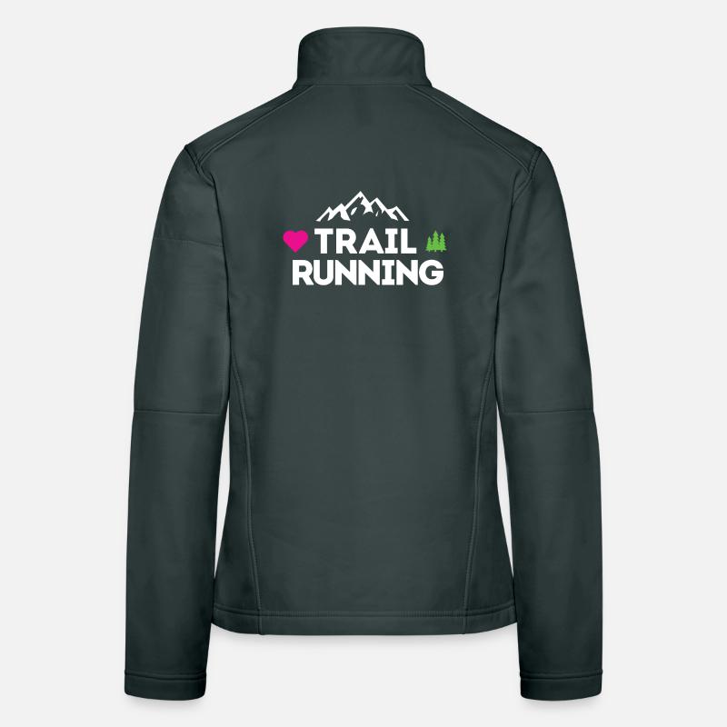 Ich liebe Trailrunning Frauen Softshelljacke