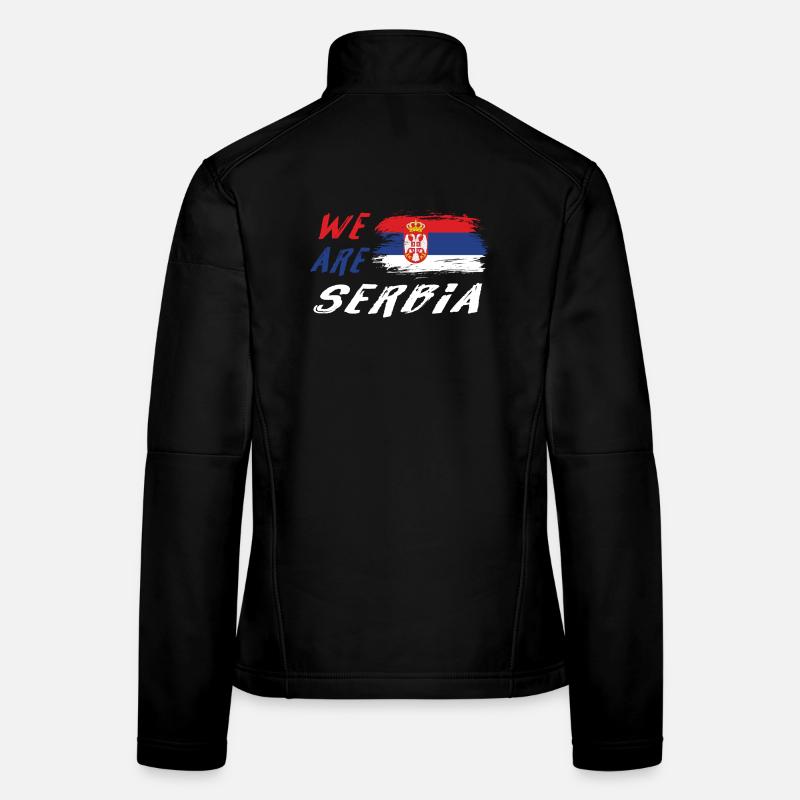 We are Serbia Women's Softshell Jacket