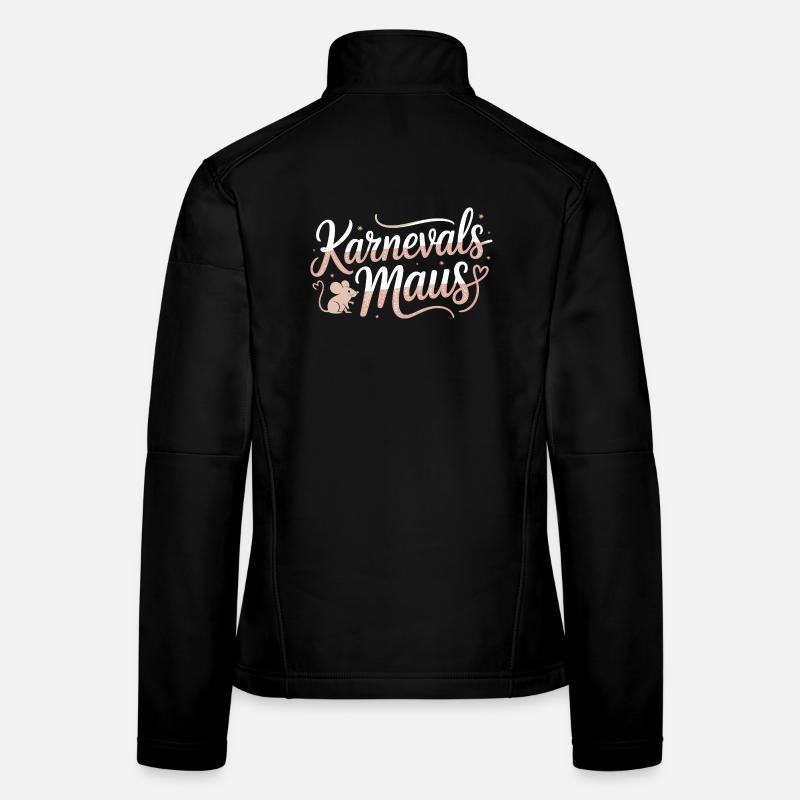Karnevalsmaus Karneval Köln Kölner Karnevals Maus - Frauen Softshelljacke - Schwarz