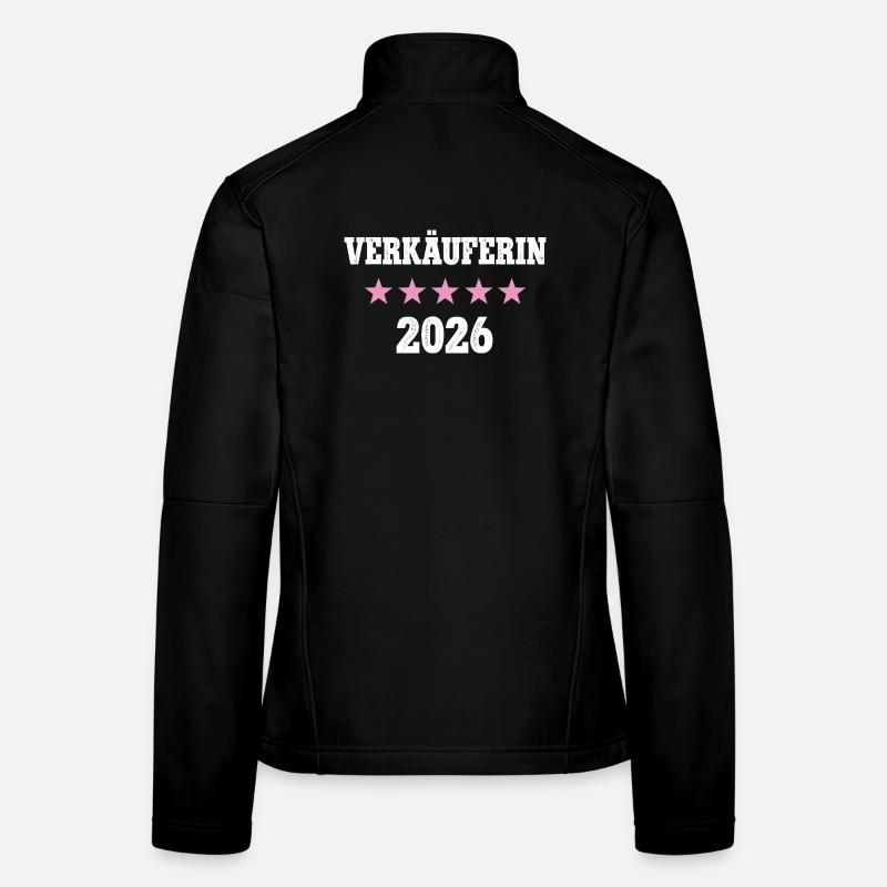 Vendeuse 2026 Profession de formation Vendeuse Femmes Veste en tissu softshell Femme