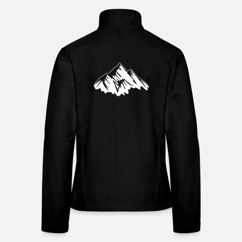 Montagnes Veste en tissu softshell Femme