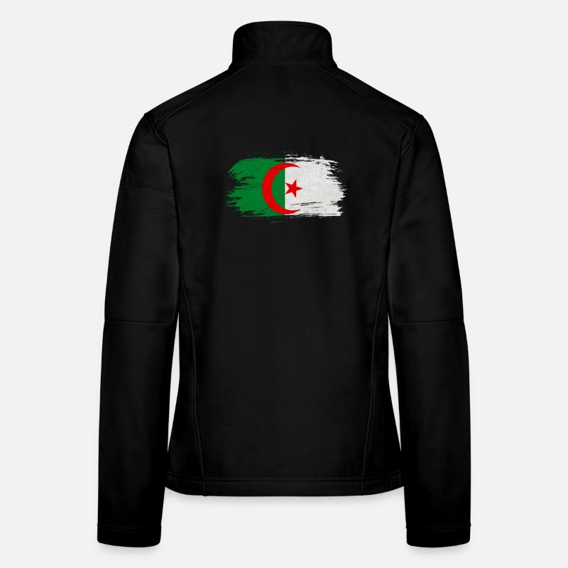 Algeria Vintage Flag / Gift Algiers Women's Softshell Jacket