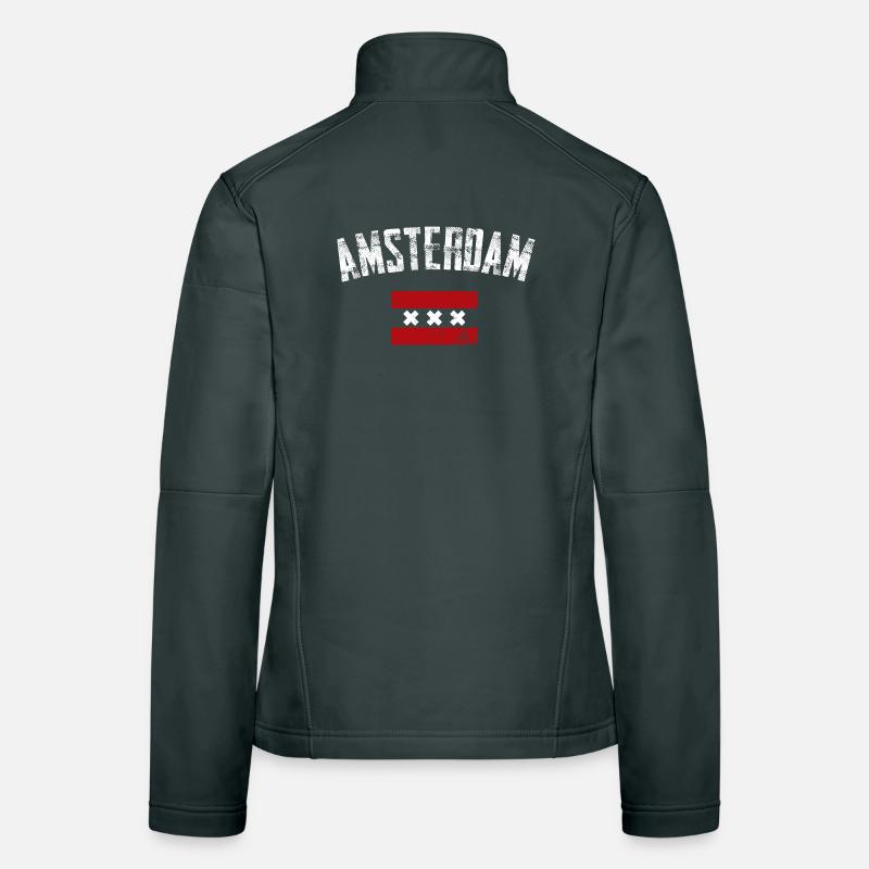 Amsterdam Bold Crest Tee Women's Softshell Jacket