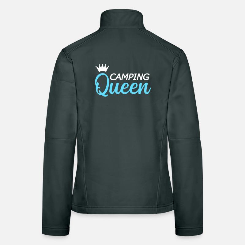 Camping Campen Frauen Softshelljacke