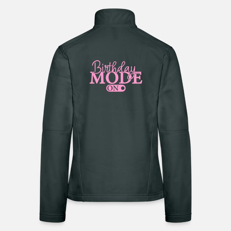 Mode anniversaire activé Veste en tissu softshell Femme