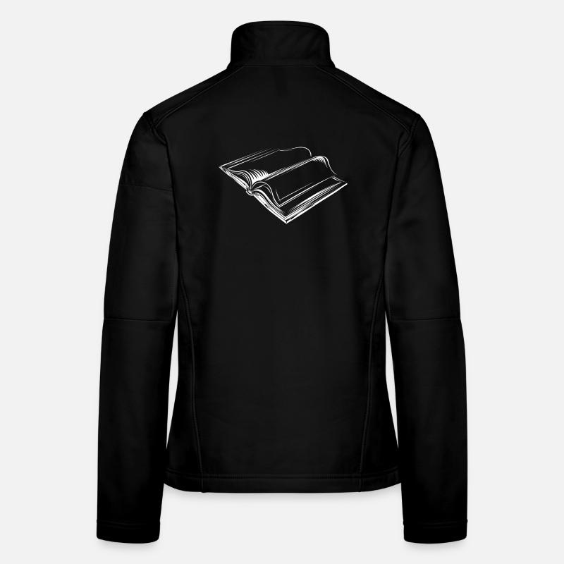 Book, book, Books, Reading, Reader, Illustration, Graphic Women's Softshell Jacket