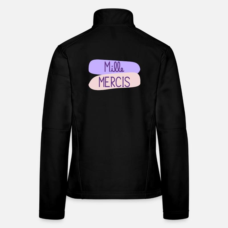 MAÎTRESSE. MERCI. MERCI MAÎTRESSE Veste en tissu softshell Femme
