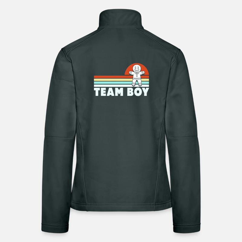 Équipe Garçon Noël Veste en tissu softshell Femme