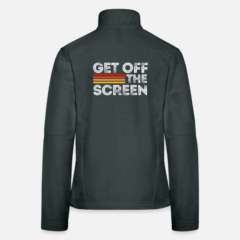Get Off The Screen Veste en tissu softshell Femme