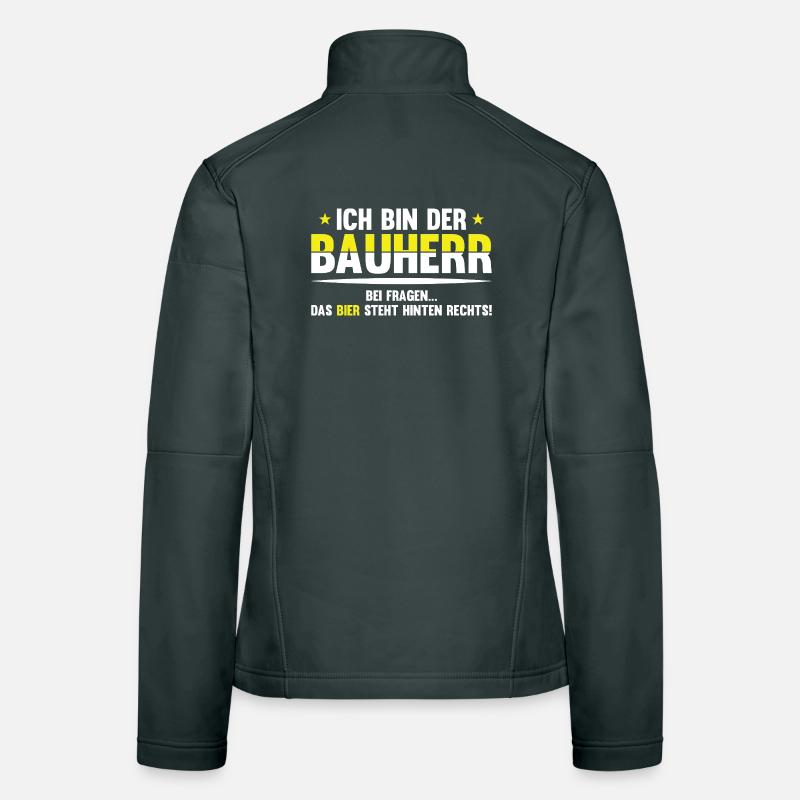 Bayerischer Bierwitz Spruch Frauen Softshelljacke