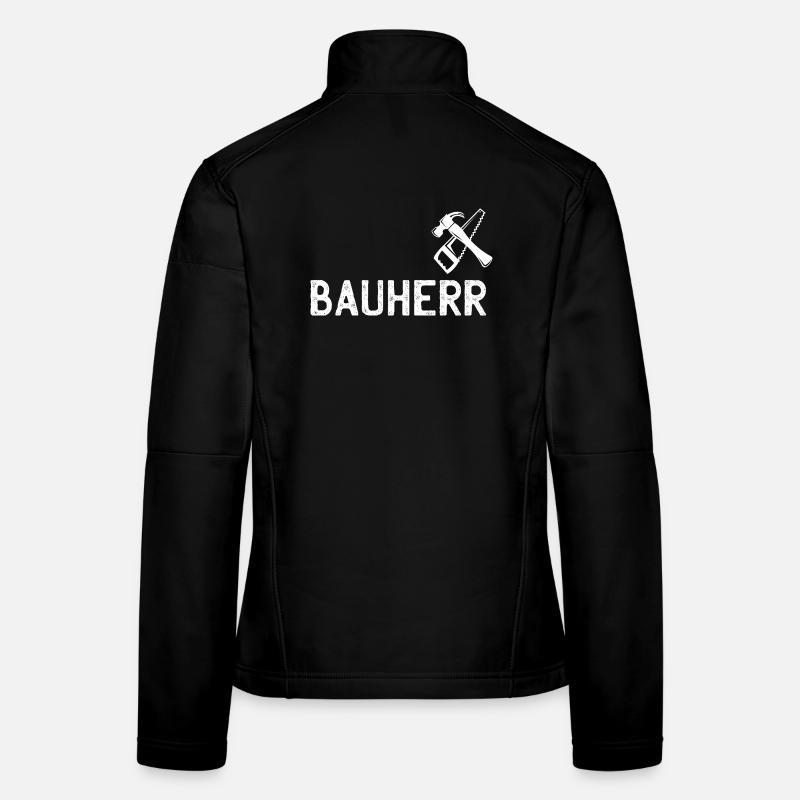 Builder DIY Tool Emblem Women's Softshell Jacket