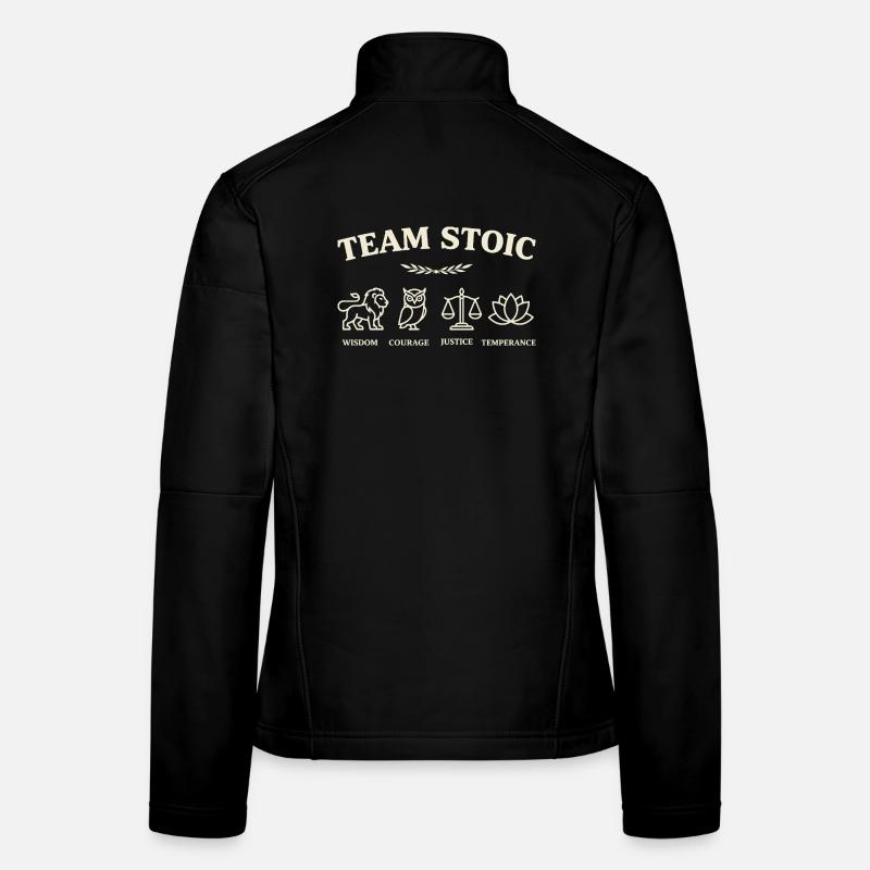 Équipe Stoïciens Vertus Veste en tissu softshell Femme