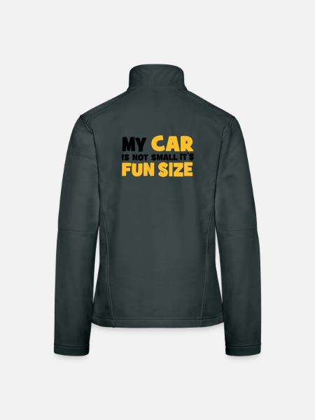 small car - Frauen Softshelljacke - Schwarz - Hinten