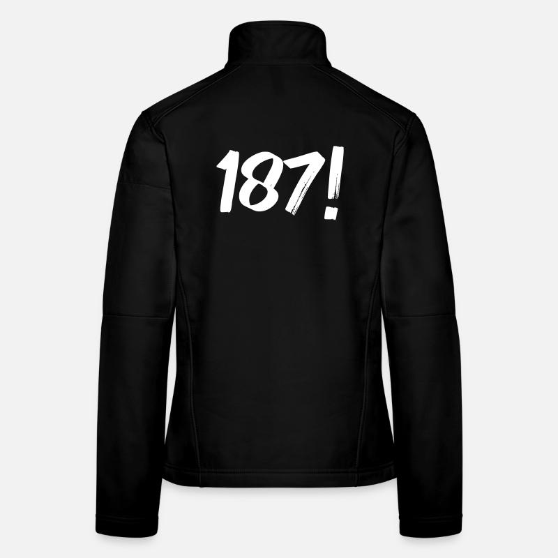 Zahlen Eins Acht Sieben Frauen Softshelljacke