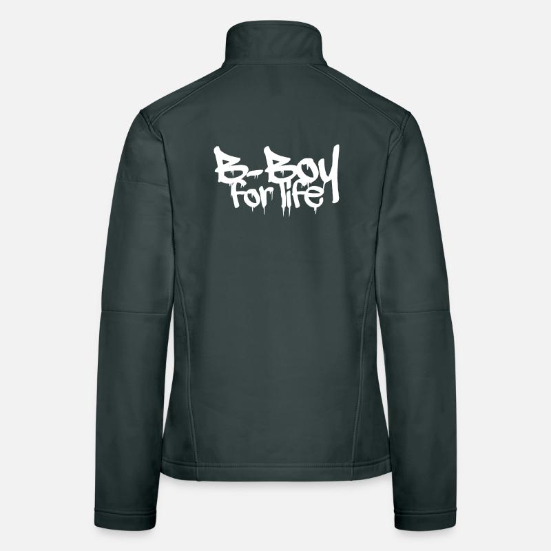 Bboy Lifestyle Graffiti Breakdance Crew Icon Women's Softshell Jacket
