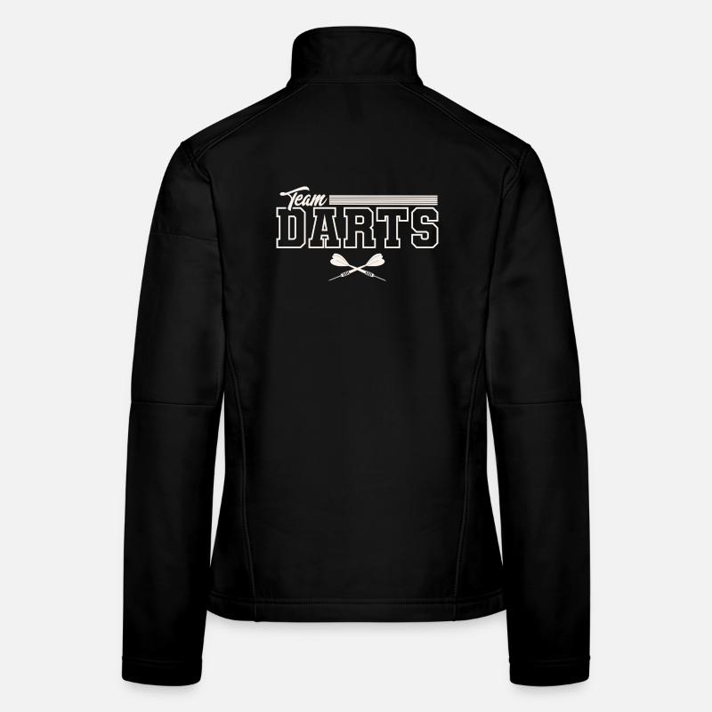 Dart Darten Darts Team Frauen Softshelljacke