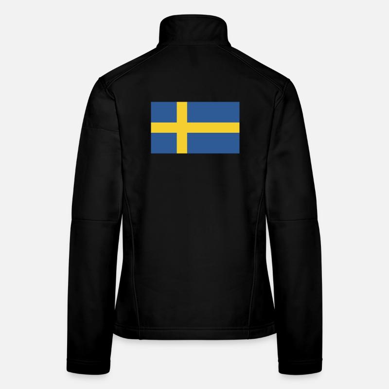 Swedish flag Women's Softshell Jacket