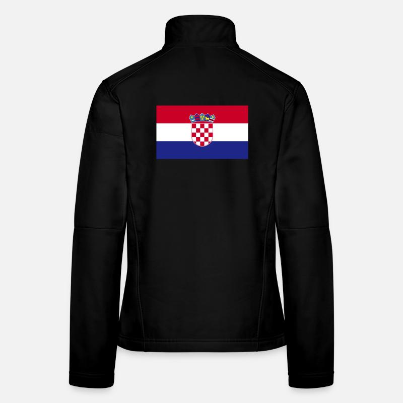 Croatia flag Women's Softshell Jacket