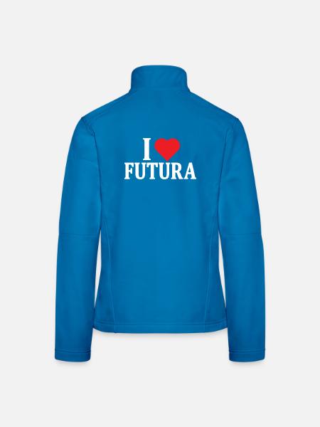 t-shirt I love Futura t-shirt gift idea - Women's Softshell Jacket - black - Back