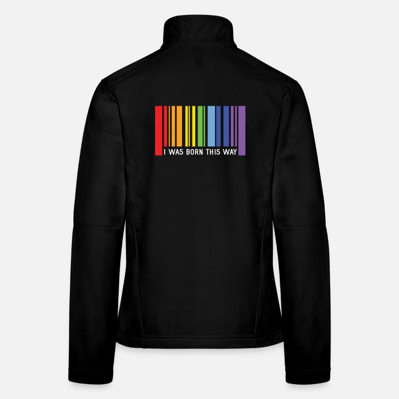 Pride Month LGBT - I Was Born This Way Women's Softshell Jacket