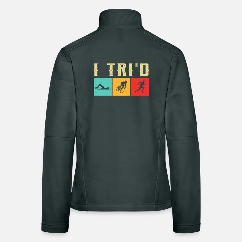 Triathlon-Anzug - Triathlet im Training Frauen Softshelljacke