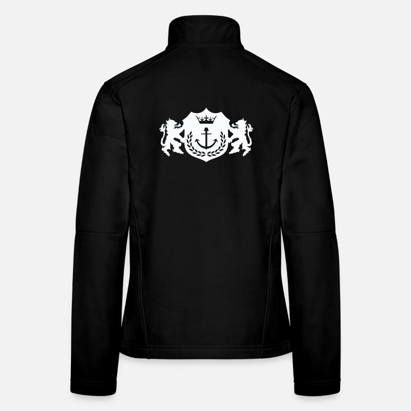 Königlicher Anker-Wappen Frauen Softshelljacke