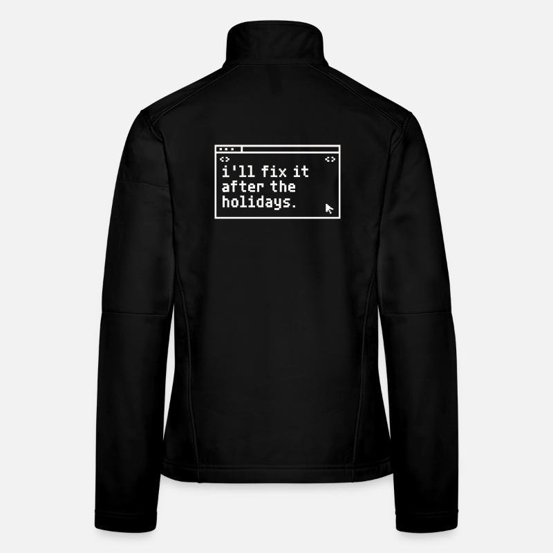 Nach den Urlauben: Fix It IT Frauen Softshelljacke