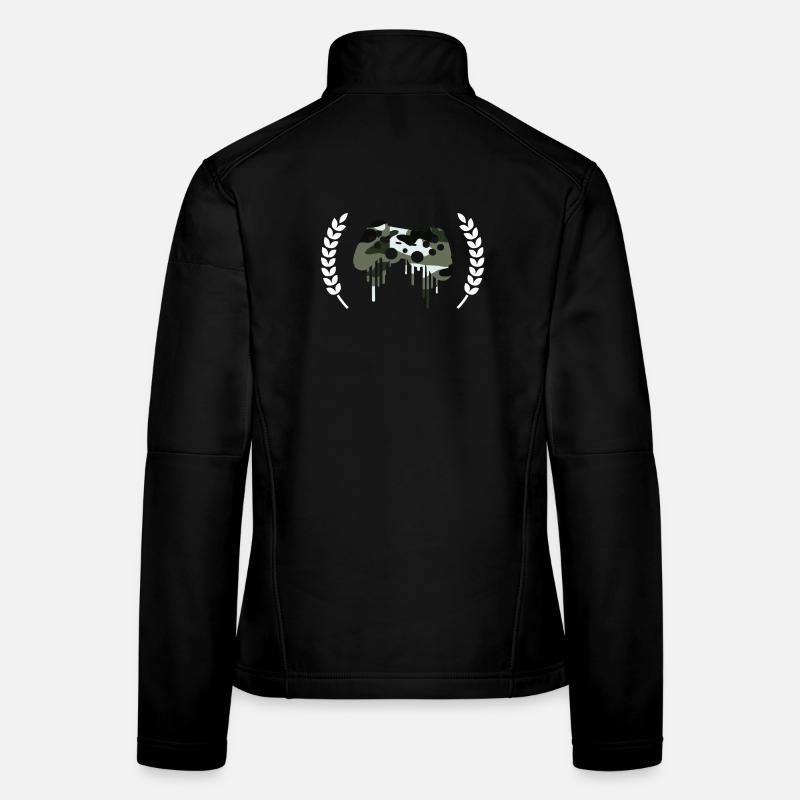 Jeu de camouflage Veste en tissu softshell Femme