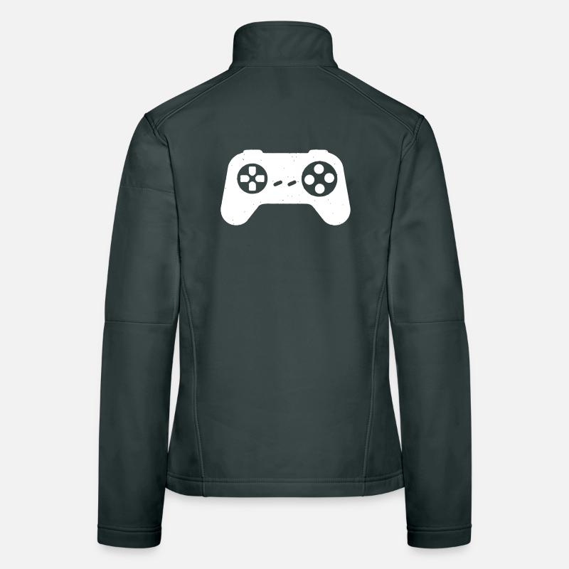 Controller Vintage Texture Women's Softshell Jacket