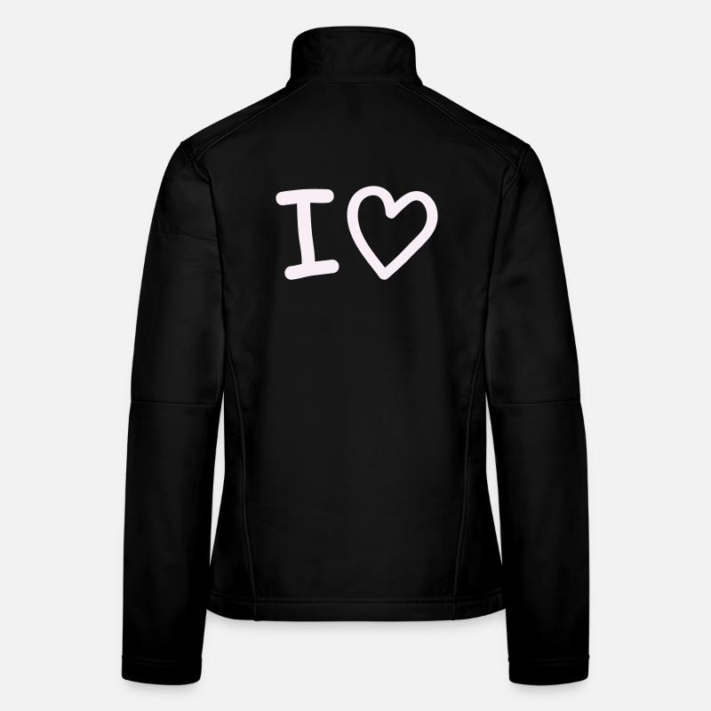 i_love Veste en tissu softshell Femme