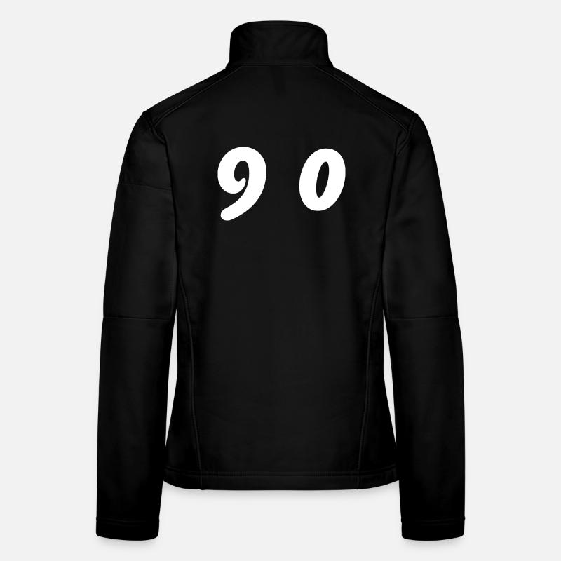 90. 90 ANS. 90e ANNIVERSAIRE. ANNIVERSAIRE 90 ANS. Veste en tissu softshell Femme