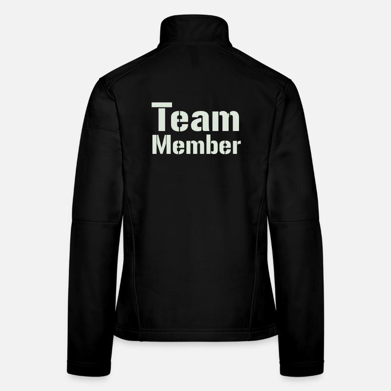 Collection de fautes de frappe d’un membre de l’équipe Veste en tissu softshell Femme