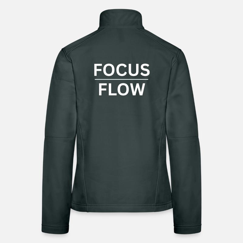 Focus & Flow - Minimalist Edition Frauen Softshelljacke