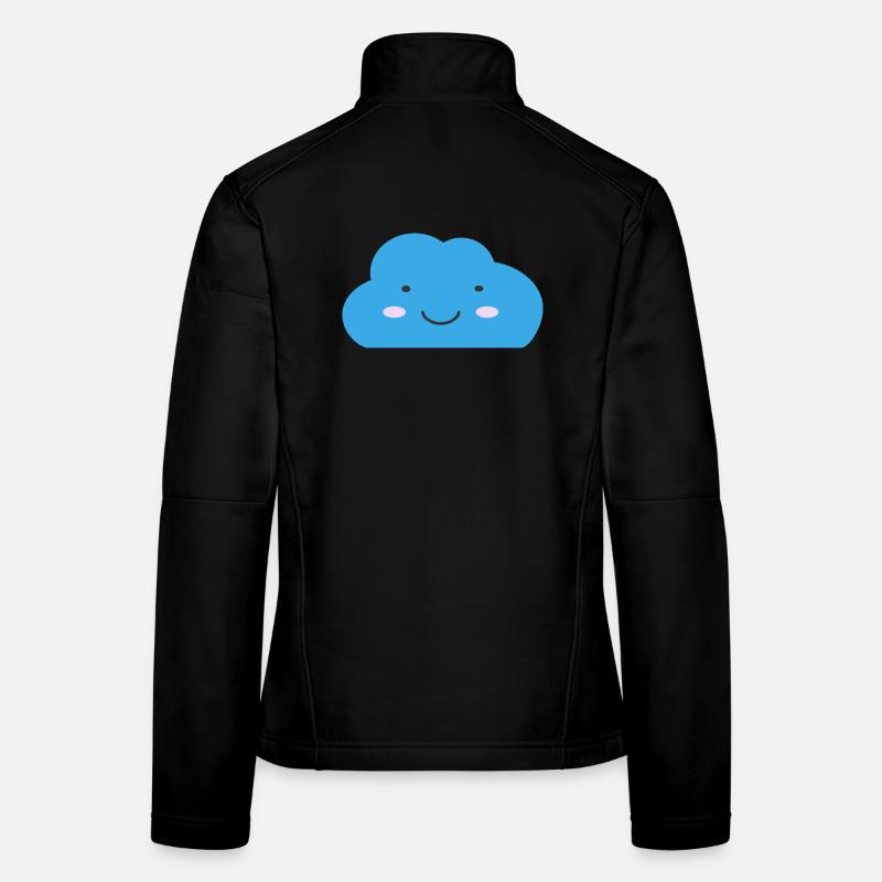Nuage Kawaii Veste en tissu softshell Femme