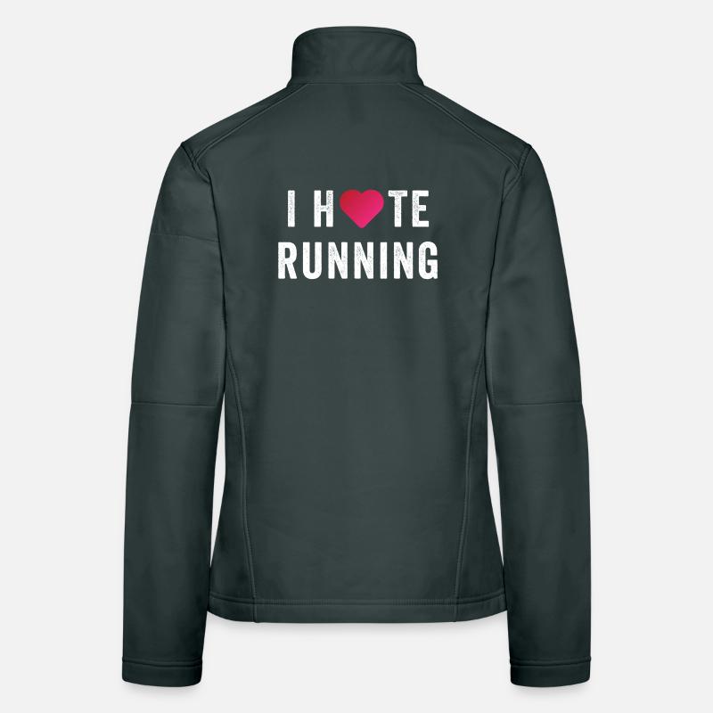 I Love/Hate Running Women's Softshell Jacket