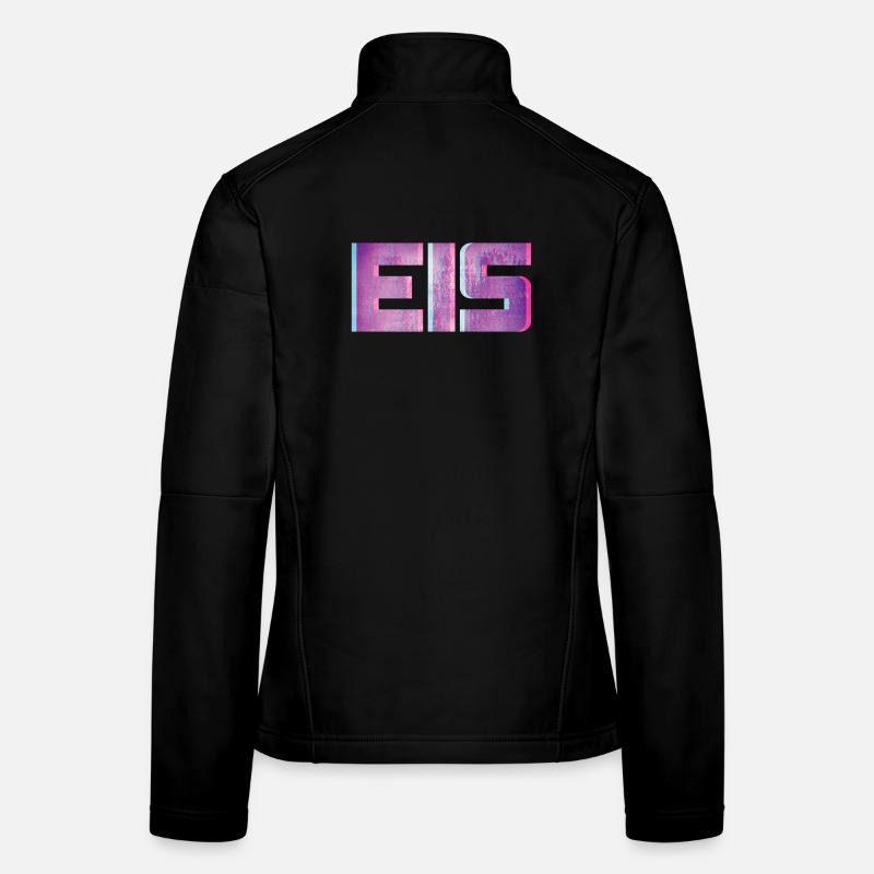 Eis 3D cool Eiscreme Struktur kalt Sommer Polar Frauen Softshelljacke