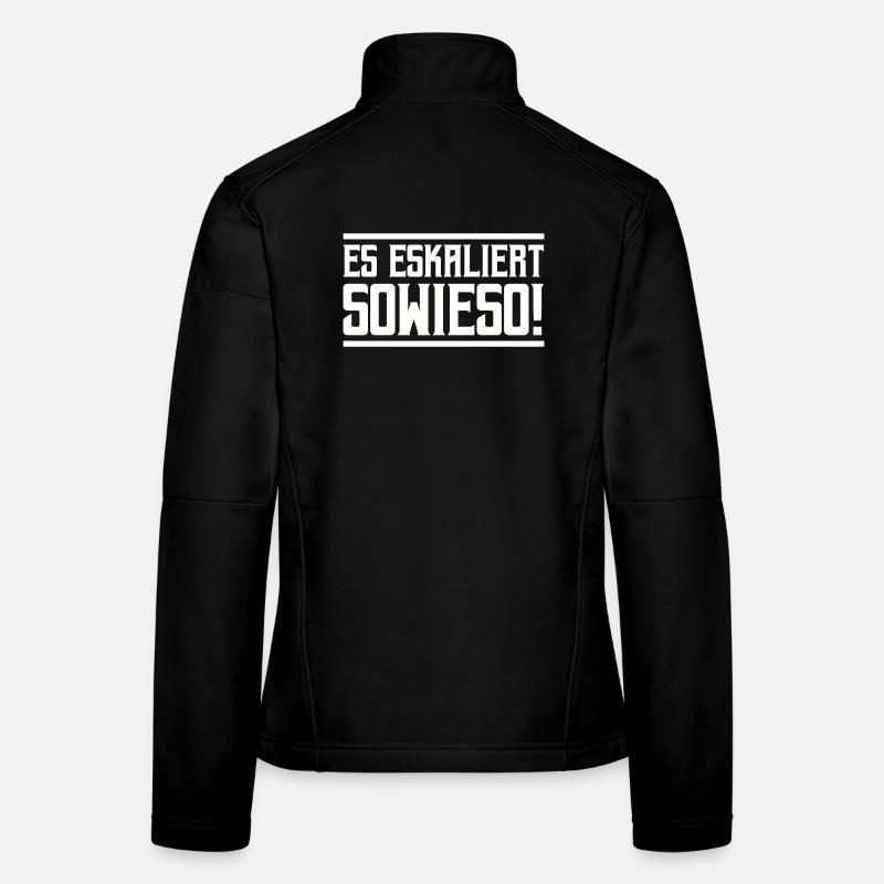 De toute façon, ça s’intensifie ! Veste en tissu softshell Femme