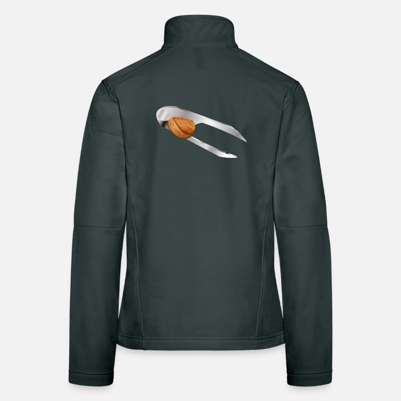 Walnut in a nutcracker – classic Christmas motif Women's Softshell Jacket