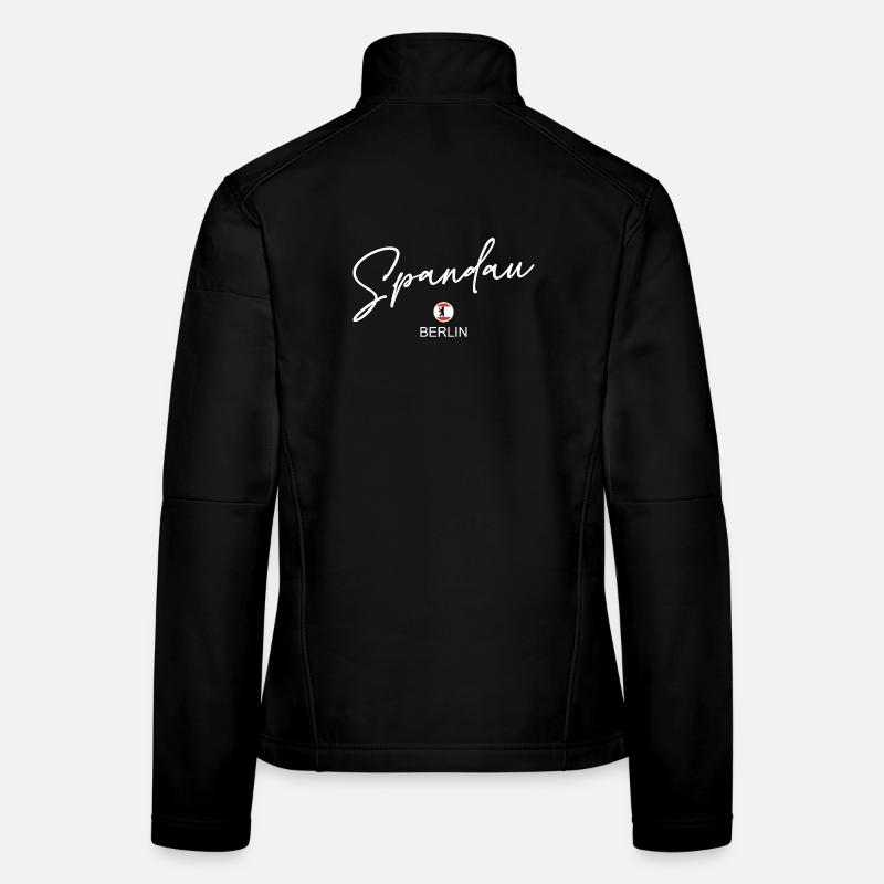 Spandau - Drapeau de Berlin - Ours de Berlin Veste en tissu softshell Femme