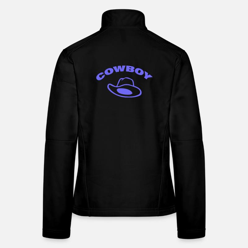 Cow-boy Veste en tissu softshell Femme