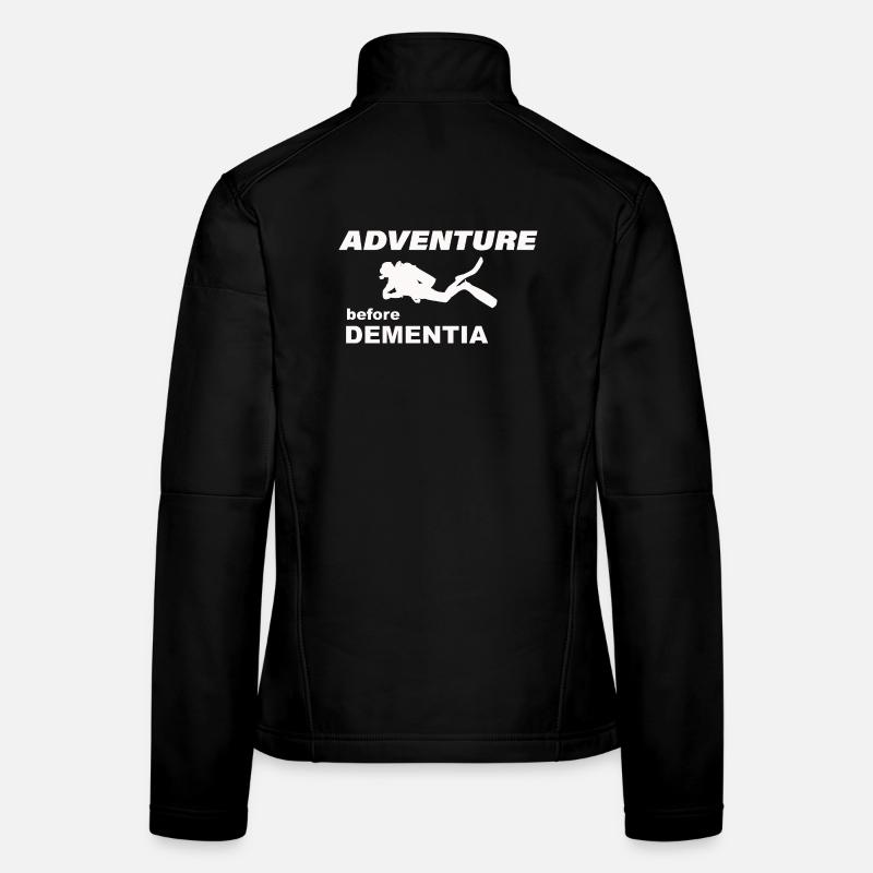DIVING ADVENTURE - Frauen Softshelljacke - Schwarz