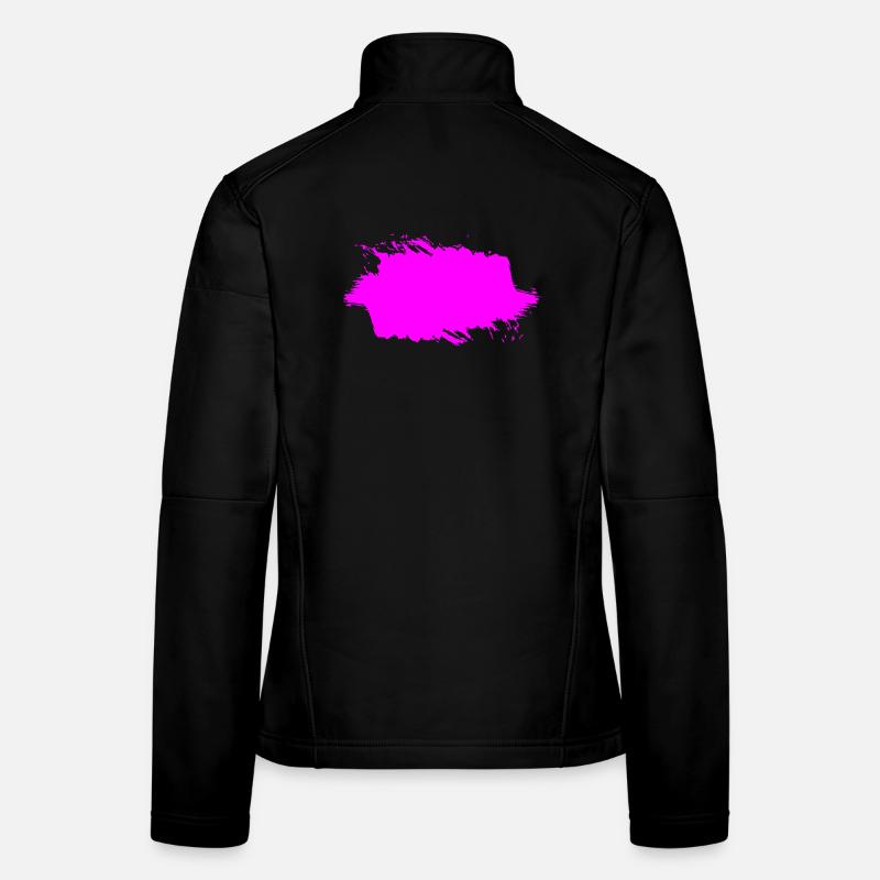 Klecks splash | fringed area | a Vectorgraphic Women's Softshell Jacket