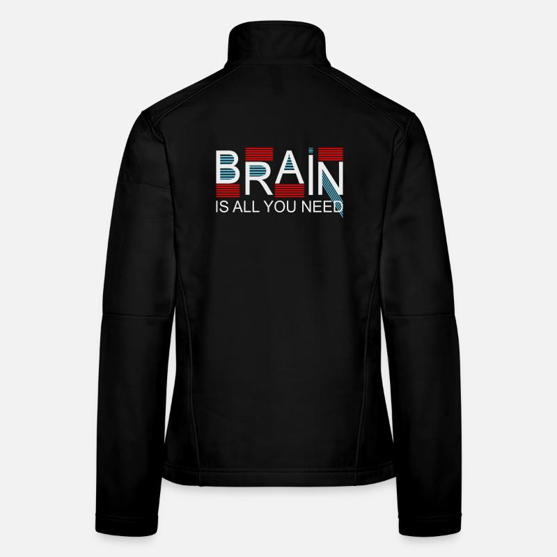 Brain is all you need Women's Softshell Jacket