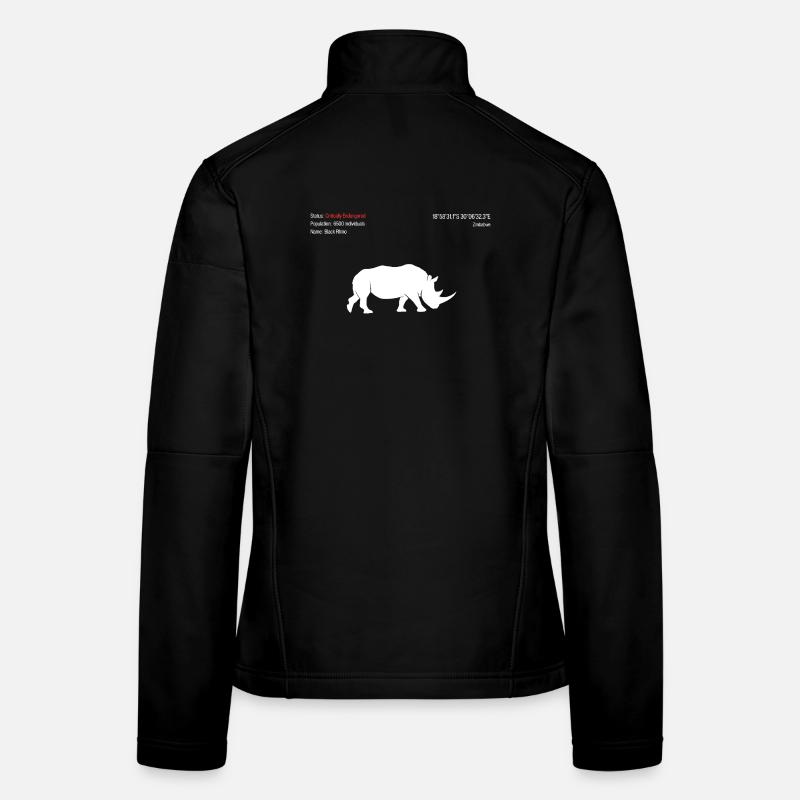 Rhinocéros Veste en tissu softshell Femme