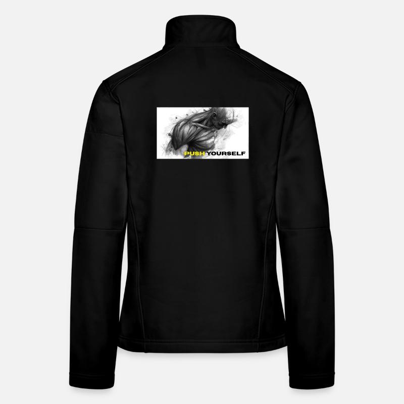 Strong Self Motivation Illustration Women's Softshell Jacket